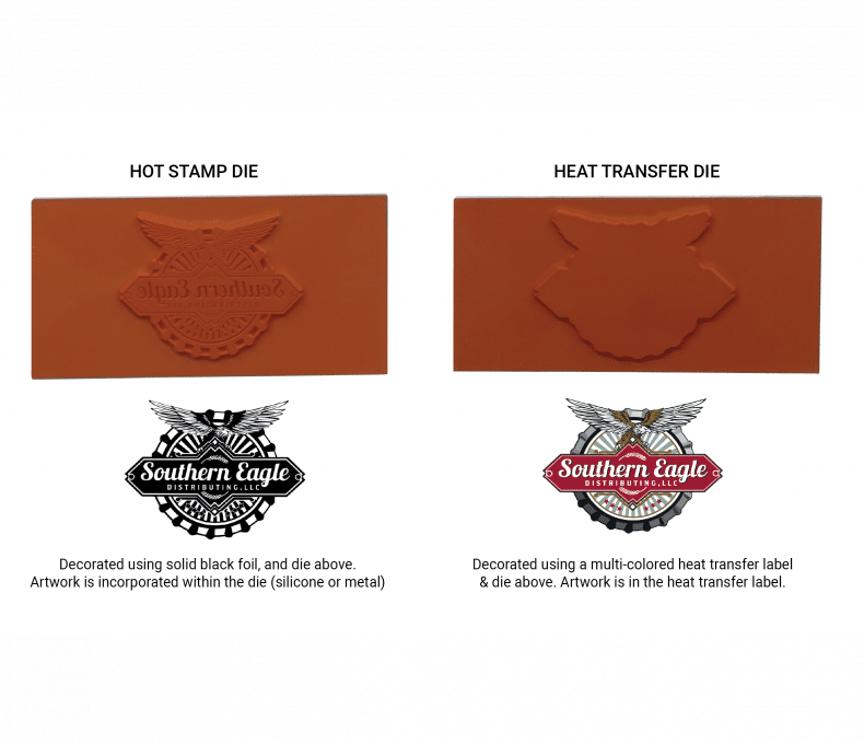 Silicone Die Comparison Hot Stamp Dies vs. Heat Transfer Dies